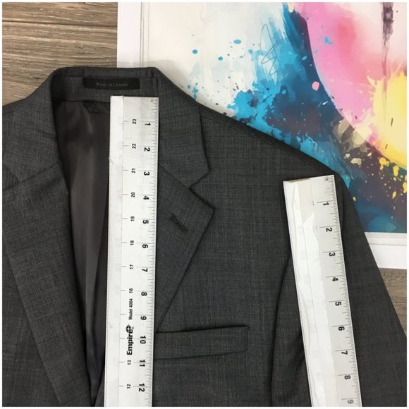 Mens Ralph Lauren Blazer Sport Coat Sport‎ Jacket Wool 40L Men Button Coats Suit - Picture 12 of 13